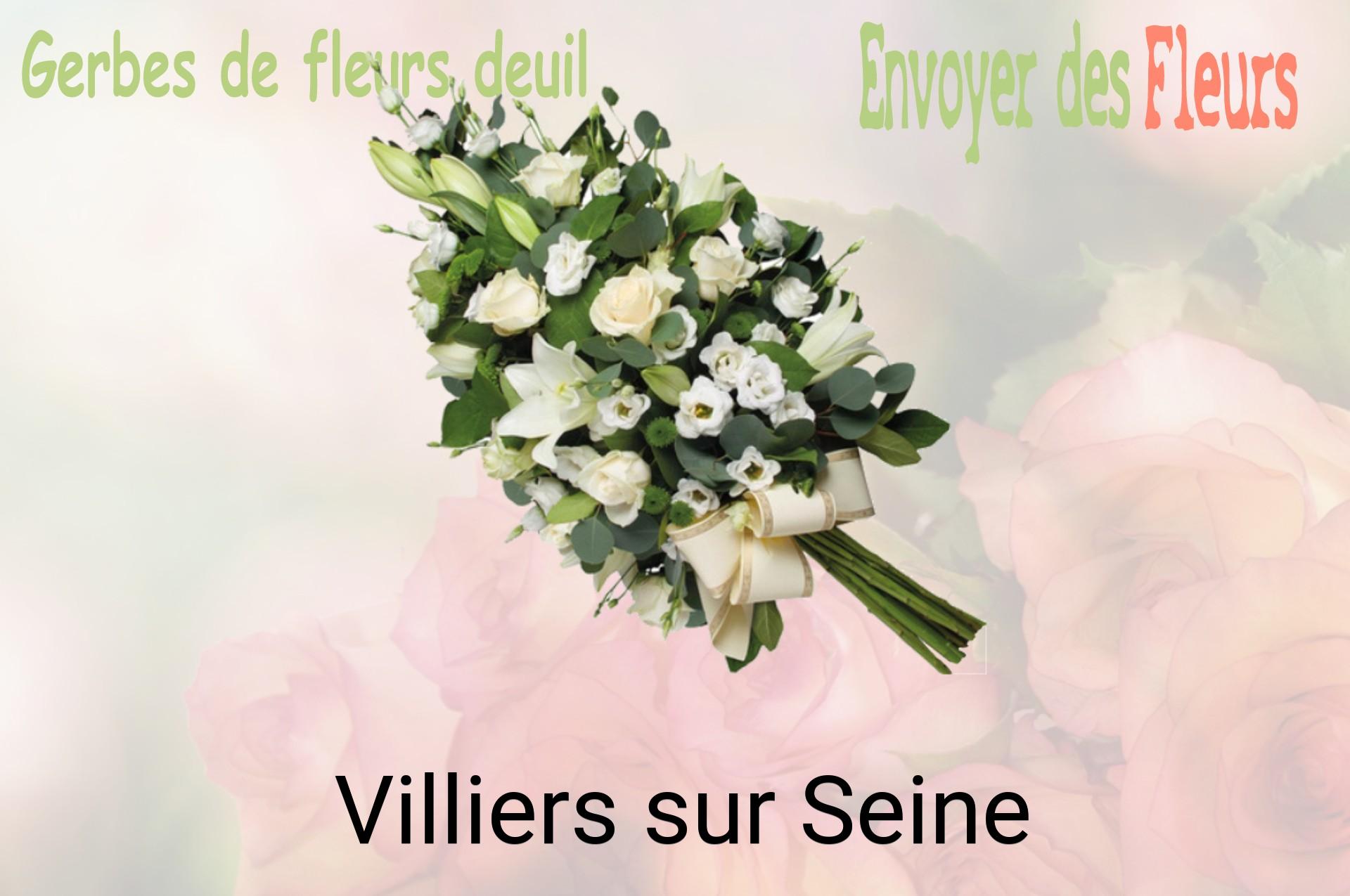 Gerbe de fleurs de deuil livrée à Villiers-sur-Seine